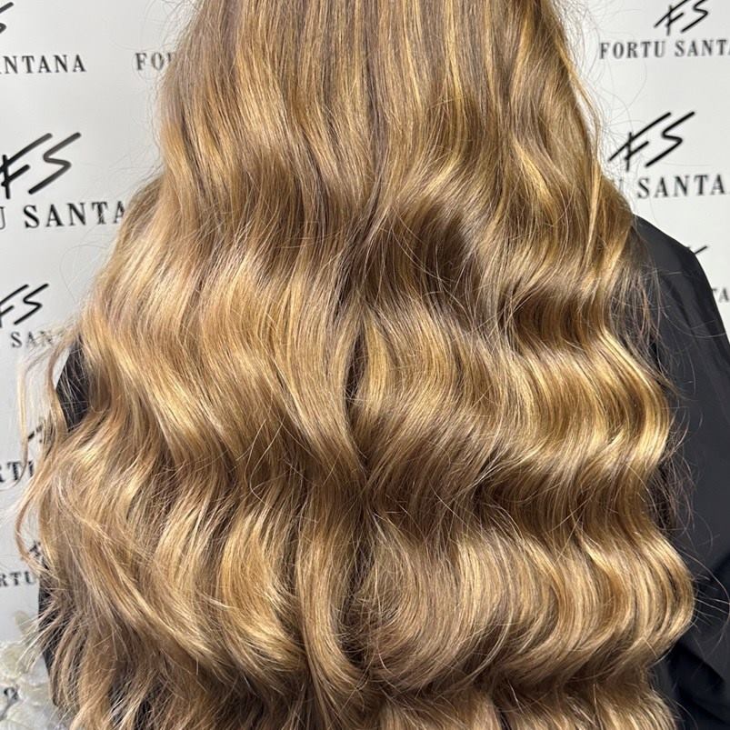 marcar, brushing, Tenacilla, plancha, ondulado